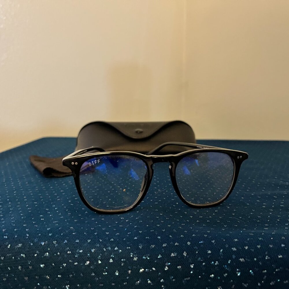 Diff Eyewear MAXWELL - BLACK + BLUE LIGHT TECHNOLOGY - Picture 4 of 6